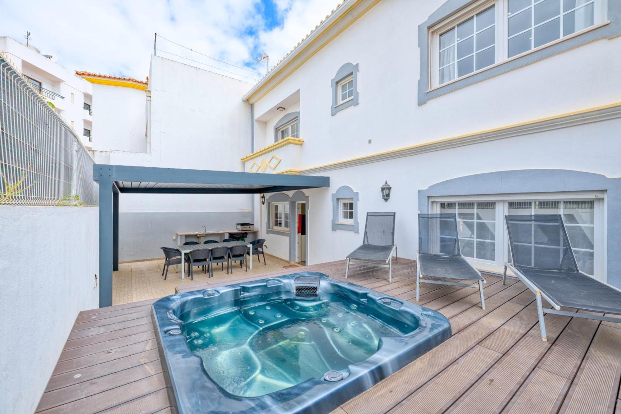Full Private 180sqm - Terrace Jacuzzi - 200m & Sea View 别墅 阿尔布费拉